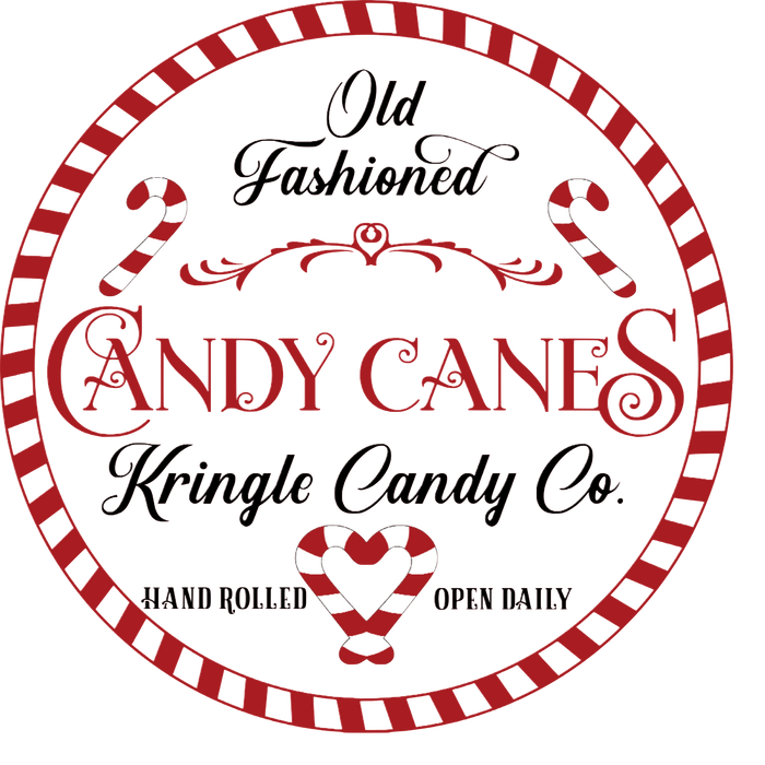 Old Fashion Candy Cane, Kringle Candy Co,  Holiday Sign, Wreath Center, Wreath Attachment