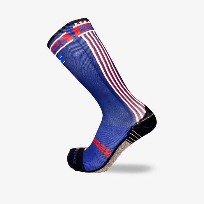 Old School Chicago Compression Socks (Knee-High)Socks - Zensah