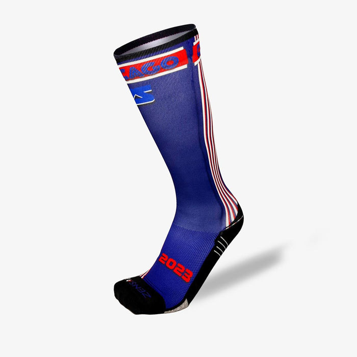 Old School Chicago Compression Socks (Knee-High)Socks - Zensah