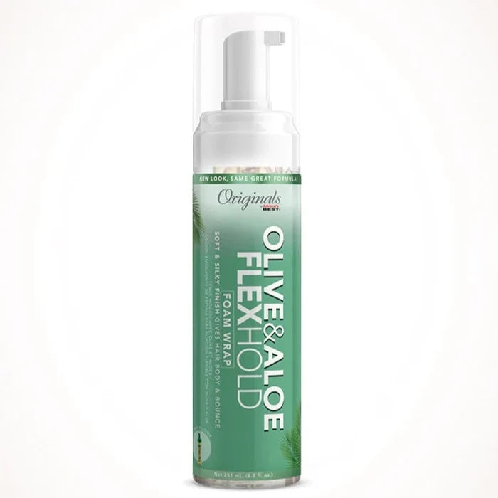 Originals by Africa's Best Olive & Aloe Flex Hold Foam Wrap 8.5oz
