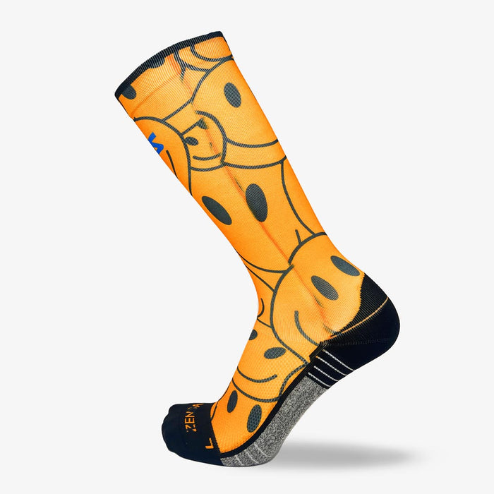 Overlapping Smileys Compression Socks (Knee-High)Socks - Zensah