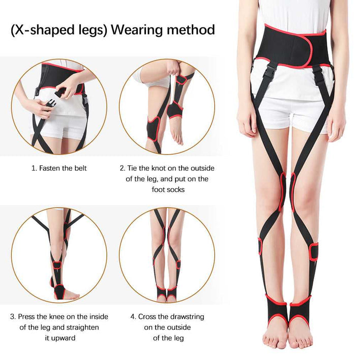 adjustable leg correction belt