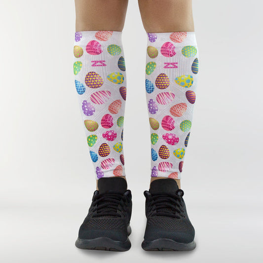 Painted Easter Eggs Compression Leg SleevesLeg Sleeves - Zensah