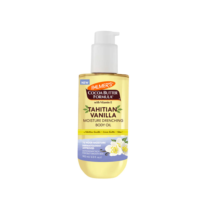 Palmer's Tahitian Vanilla Moisture Drenching Body Oil 192ml Pump