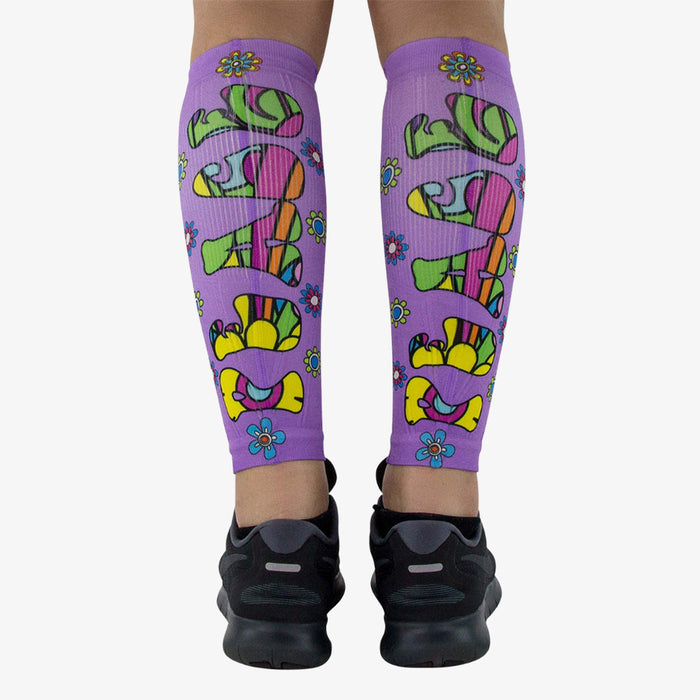 Peace Signs Compression Leg SleevesLeg Sleeves - Zensah