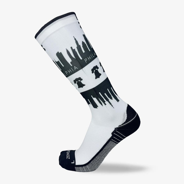 Philadelphia Skyline Compression Socks (Knee-High)Socks - Zensah