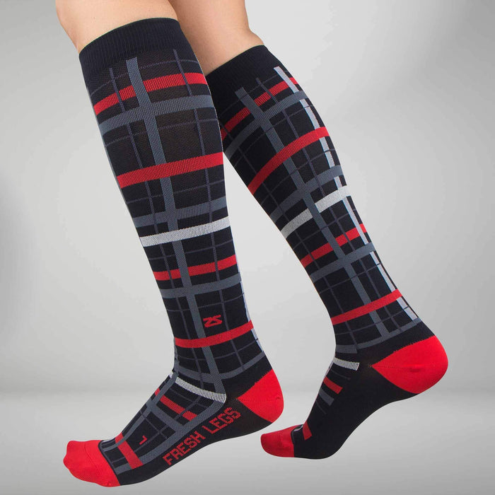 Plaid Compression SocksSocks - Zensah