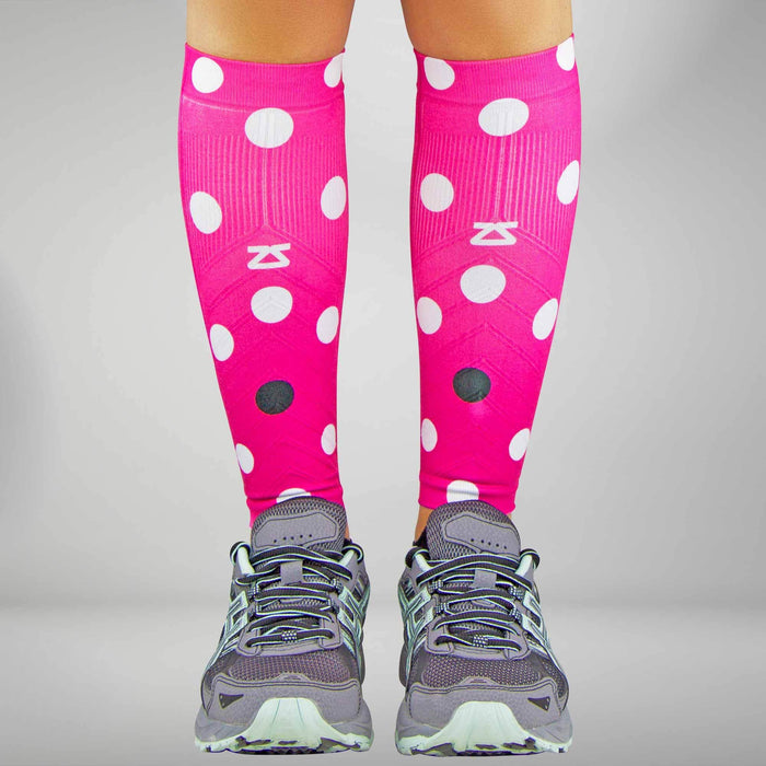 Polka Dot Compression Leg SleevesLeg Sleeves - Zensah