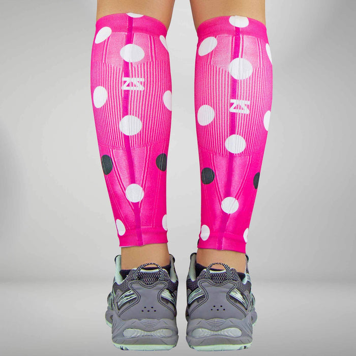 Polka Dot Compression Leg SleevesLeg Sleeves - Zensah