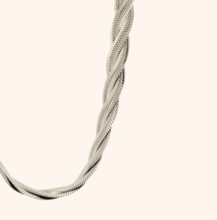 Pressie Silver Pathway Necklace