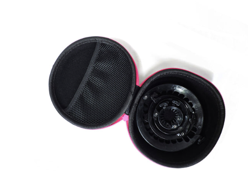 PuffCuff Round Hardcover Carrying Case