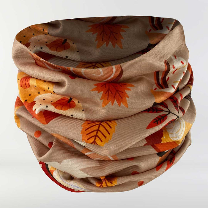 Pumpkin Spice Multi-Use Neck Gaiter & Headwear - Zensah