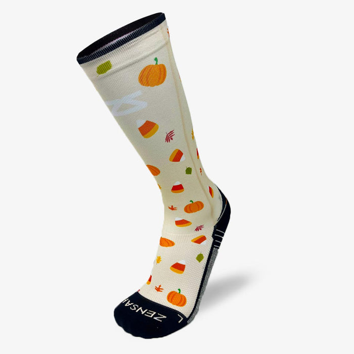 Pumpkins and Candy Compression Socks (Knee-High)