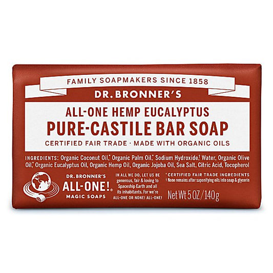 PURE-CASTILE BAR SOAP - EUCALYPTUS