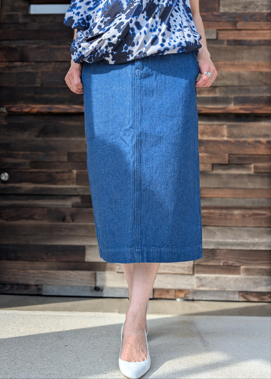 QUIITO NO DETAIL DENIM SK