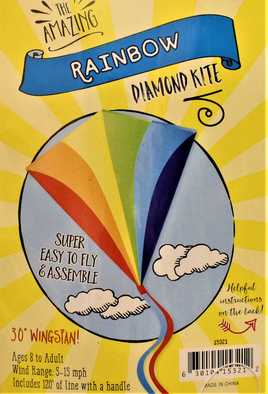 Rainbow Diamond Kite