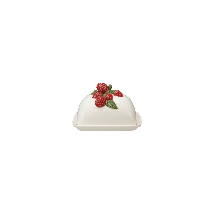 Raspberry Kissed Butter Dish
