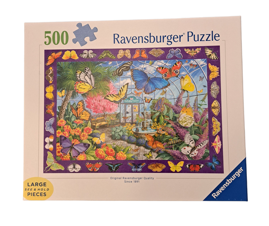 Ravensburger 500 Large Piece The Butterfly Place