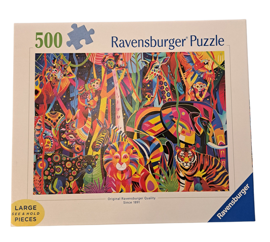 Ravensburger 500 Large Pieces Jeweled Jungle