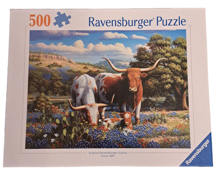 Ravensburger 500pc Puzzle - Loving Longhorns