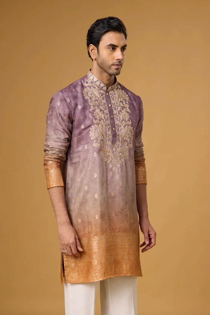 Buy Paisley Kurta Set for Men Online India | Mahavir NX