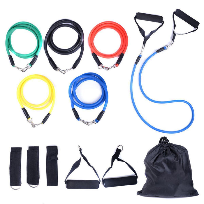 Resistance Band Fitness Set – Indoor Workout Kit