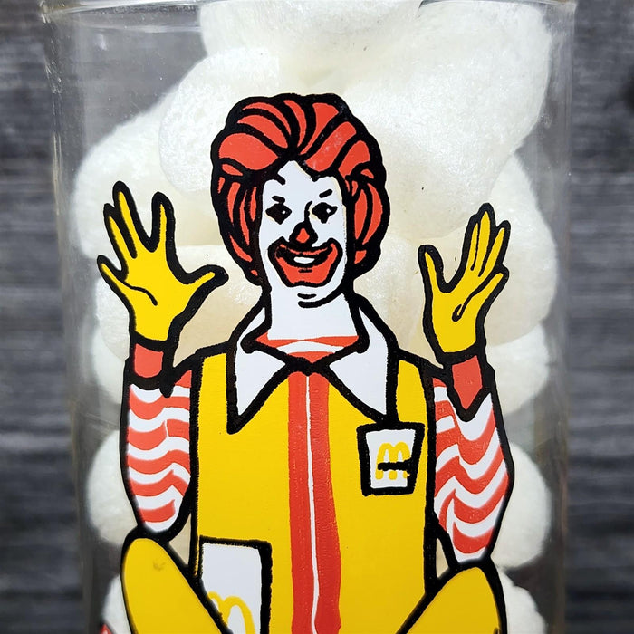 Ronald McDonalds Drinking Glass Vintage 1970 Collectible Cartoon Tumbler