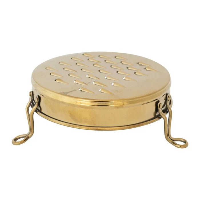 Round Stainless Steel Footed Grater