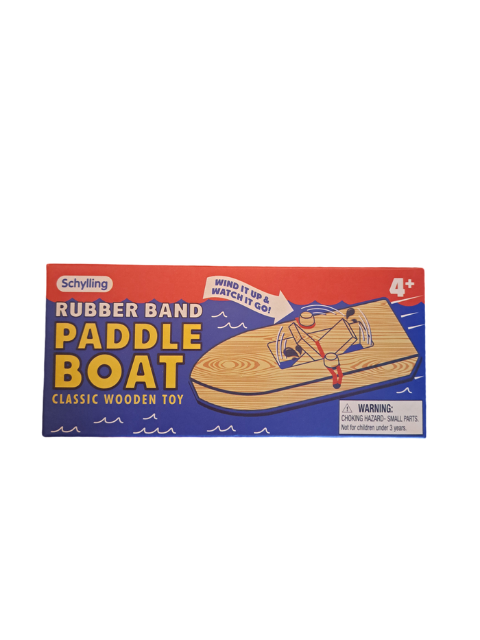 Rubber Band Paddle Boat