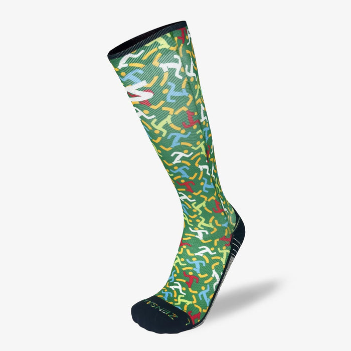 Running People Compression Socks (Knee-High)Socks - Zensah