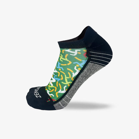 Running People Running Socks (No Show)Socks - Zensah