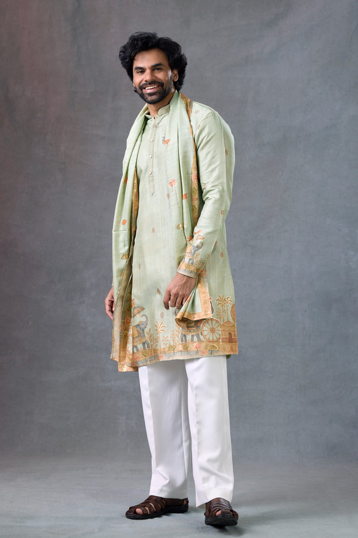 Printed Kurta With Dupatta
