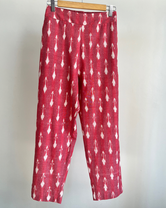 Sail Edit Pants - Peach Ikat