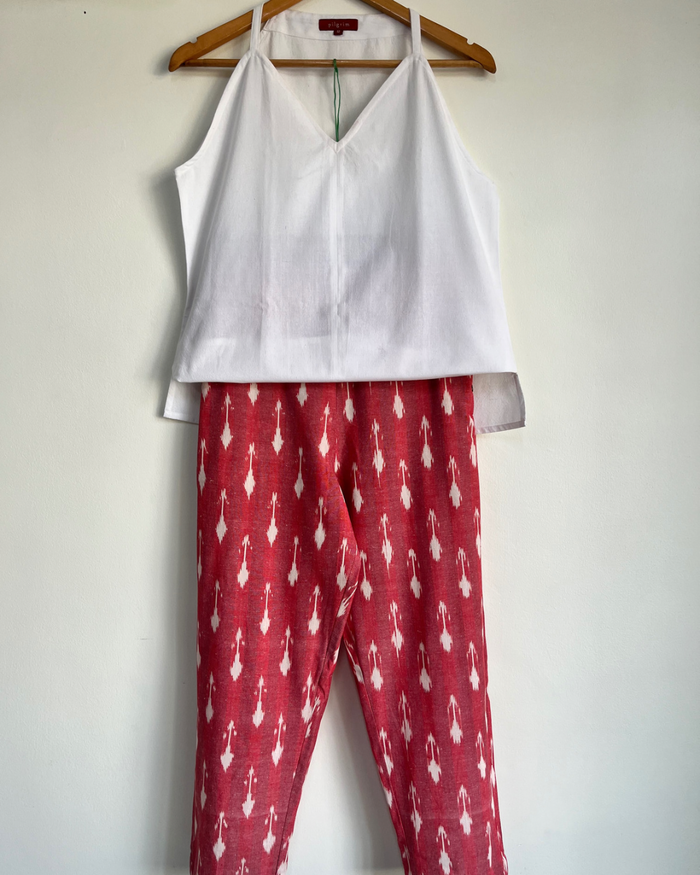 Sail Edit Pants - Peach Ikat