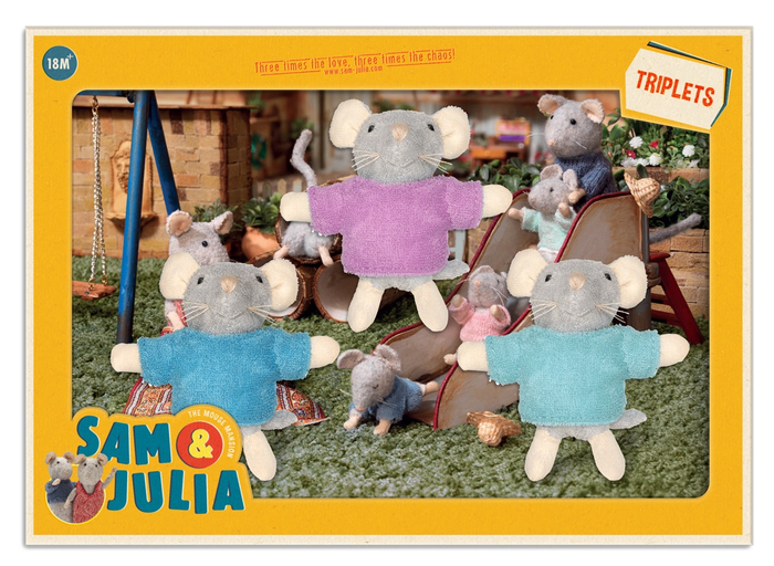 Sam & Julia - Triplet Dolls