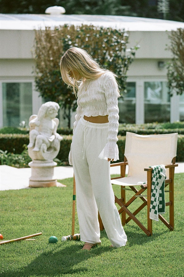 SAMPLE-Coconut Scrunch Top