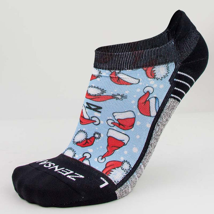 Santa Hats Running Socks (No Show)Socks - Zensah