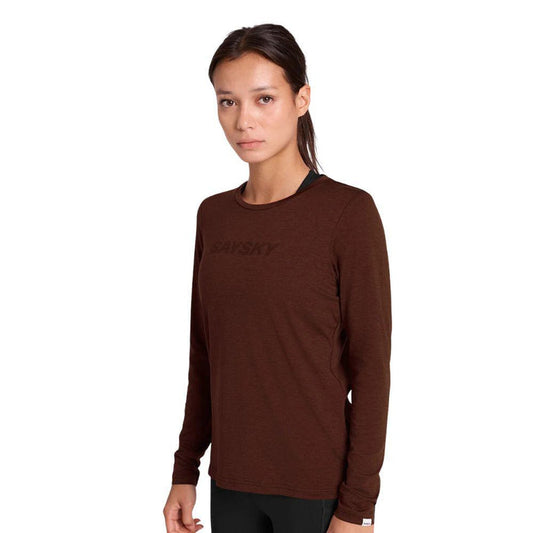 Saysky | Logo Pace Long Sleeve | Dames | Red