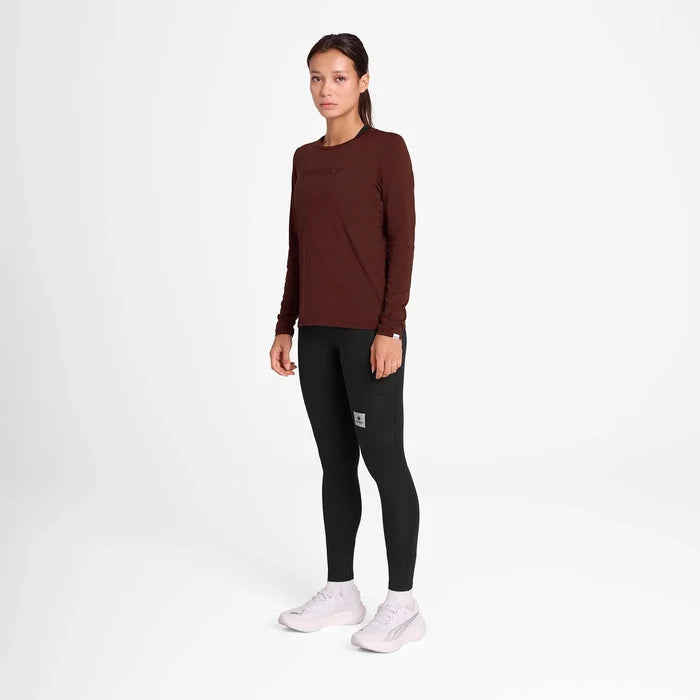 Saysky | Logo Pace Long Sleeve | Dames | Red