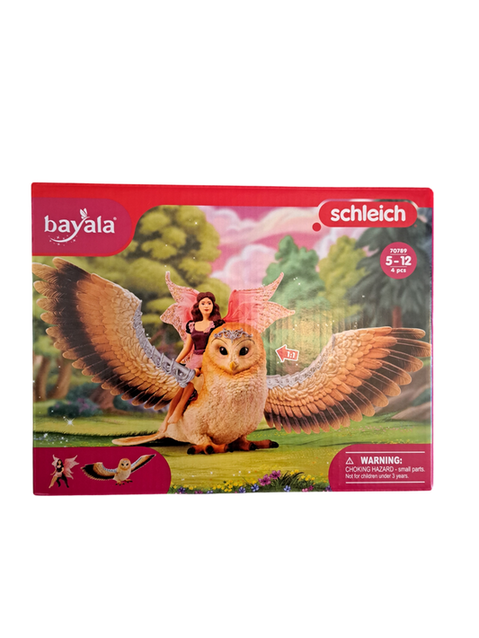 Schleich Bayala Fairy in Flight on Glam-Owl