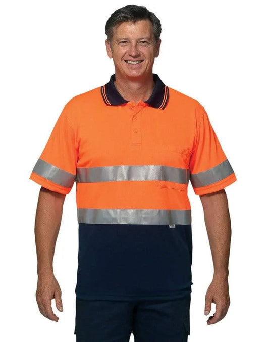 Short Sleeve Safety Polo SW17A Work Wear Australian Industrial Wear