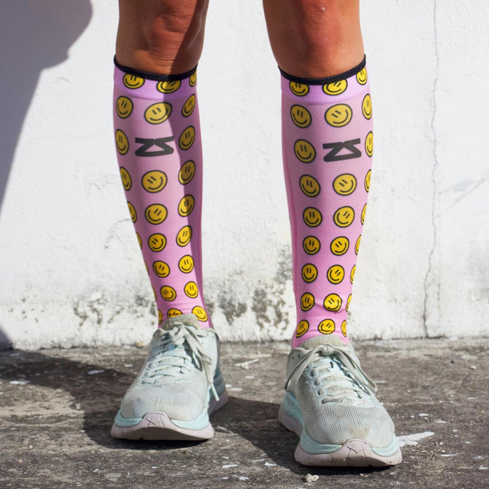 Smiley Faces Compression Socks (Knee-High)Socks - Zensah