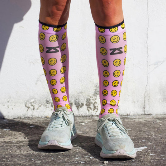 Smiley Faces Compression Socks (Knee-High)Socks - Zensah