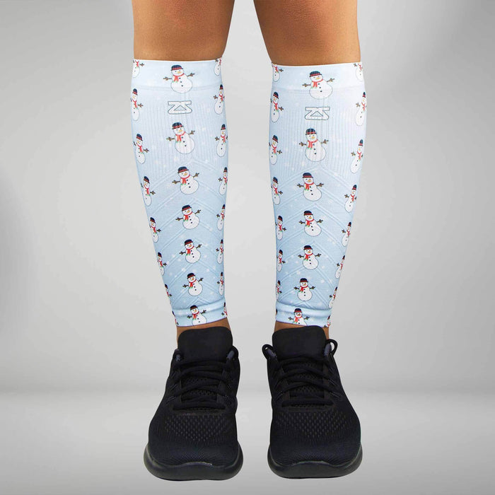 Snowmen Compression Leg SleevesLeg Sleeves - Zensah