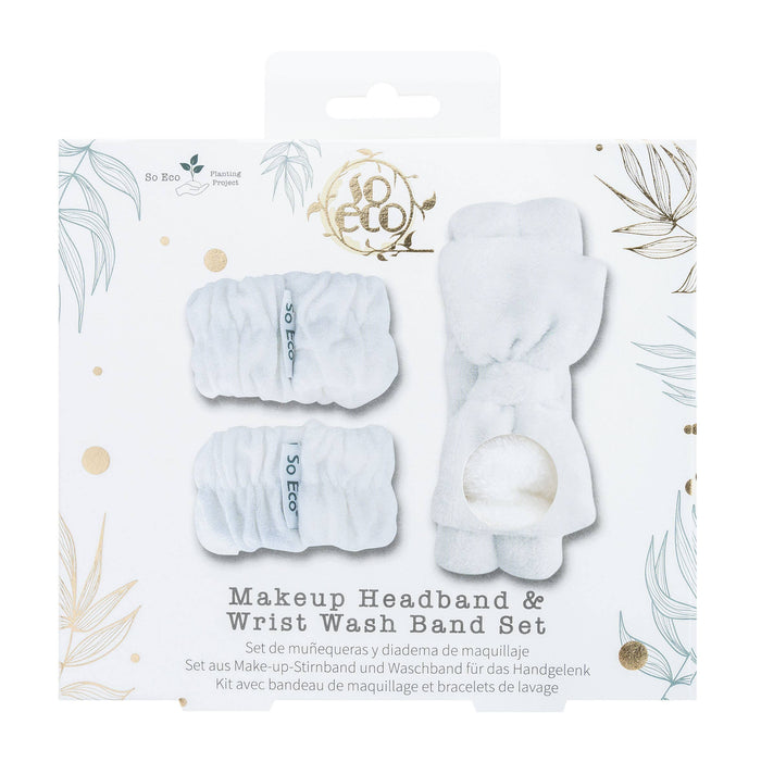 So Eco Makeup Headband & Wrist Wash Band Set