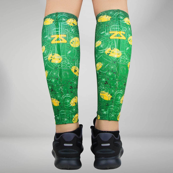 St Patrick's Doodle Compression Leg SleevesLeg Sleeves - Zensah