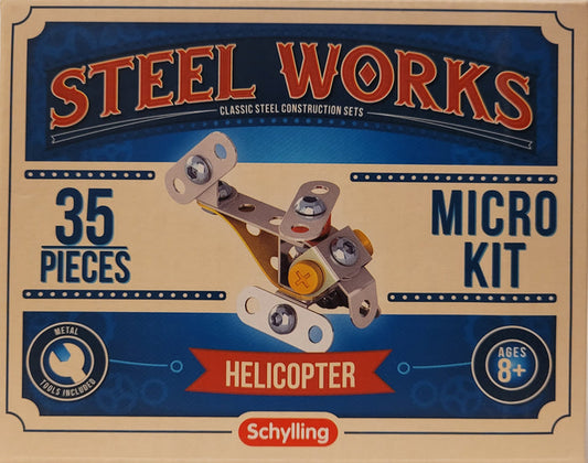 Steel Works Micro kit 35pc Helcopter