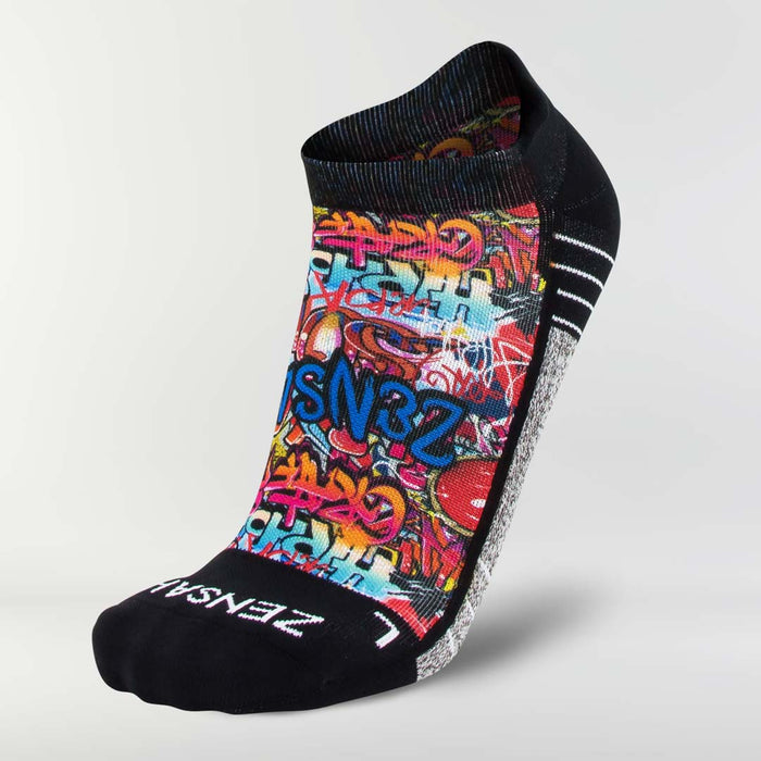 Street Art Running Socks (No Show)Socks - Zensah