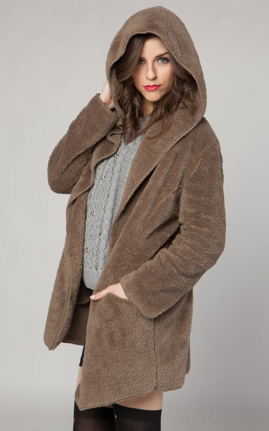 Stylish Blanket Hoodie Adult Women and Men Oversized Fleece Jacket for Winter - Utopiat