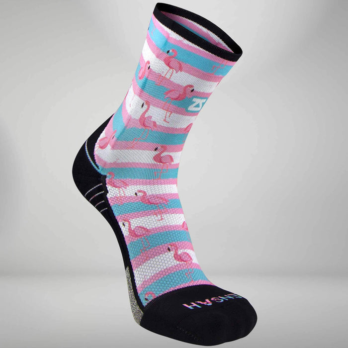 Summer Flamingo Socks (Mini-Crew)Socks - Zensah
